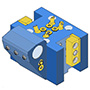 BMT44 BOLT PATTERN 40x55 TURNING HOLDER HALF INDEX H=20 mm ID=25 mm L=56 NAKAMURA WT100